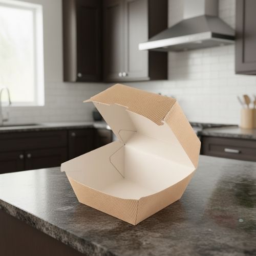 Clamshell para alimentos - hamburguesa